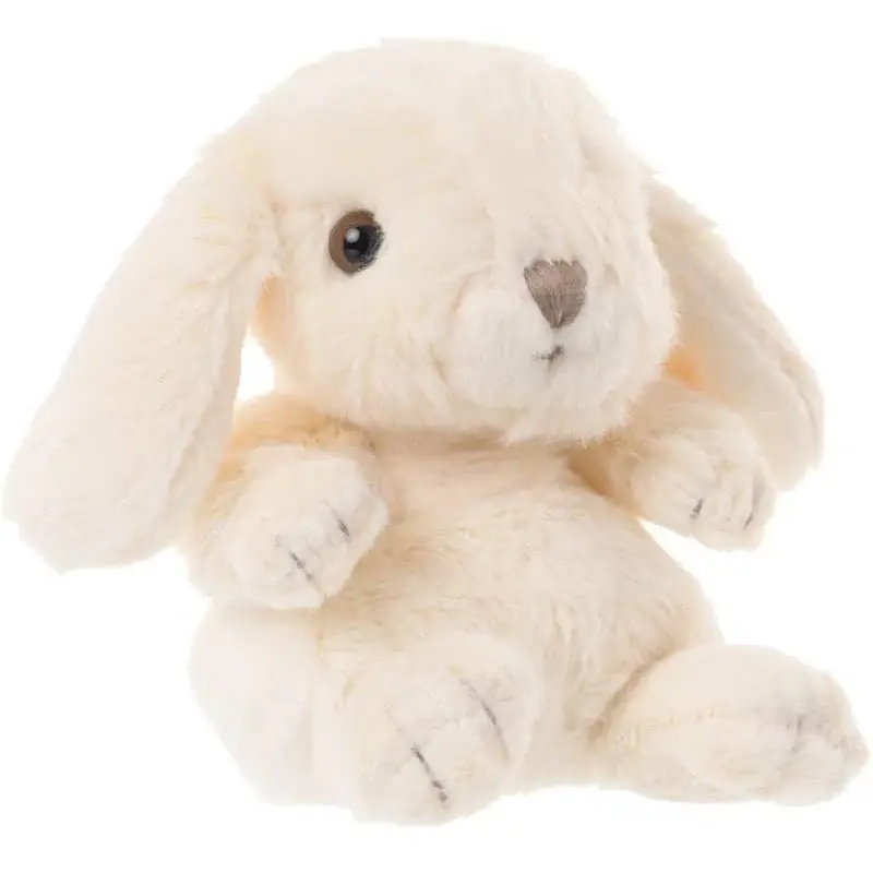 Bukowski konijn knuffel - wit - zittend - 15 cm - pluche Hete Deal