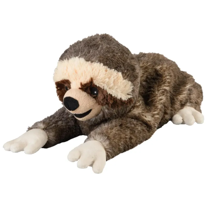 Goedkoop Warmies luiaard knuffel - warmteknuffel - 33 cm - bruin - magnetronknuffel