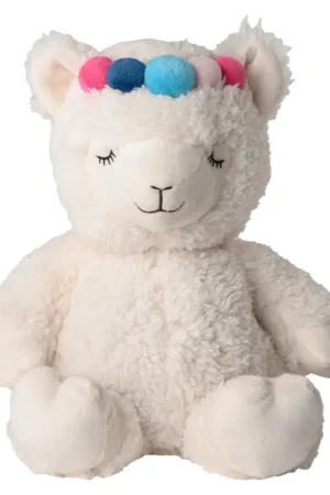 Exclusieve Aanbieding Warmies alpaca warmteknuffel - wit - 30 cm - magnetronknuffel