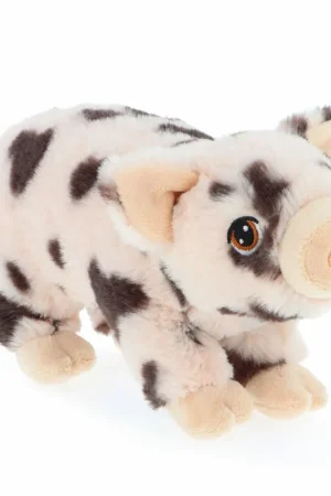 Speciale Aanbieding Keel Toys varkensknuffel - roze gevlekt - lopend - 18 cm