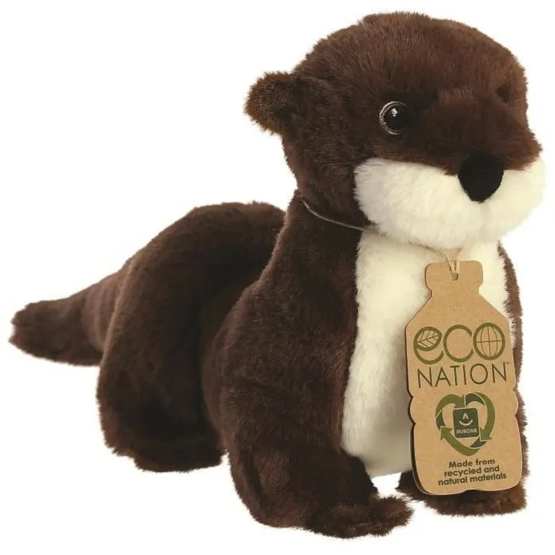 Nieuw Aurora rivierotter knuffel - pluche - 34 cm - bruin