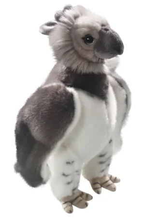 Shop Nu Harpij knuffel - pluche - 28 cm - grijs - roofvogel