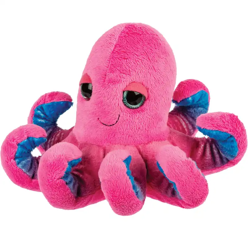 Suki Gifts inktvis knuffel - pluche - roze - 22 cm Merkproduct