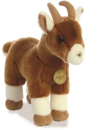 Weekendaanbieding Aurora Eco Nation geit knuffel - pluche - 28 cm - boerderijdier