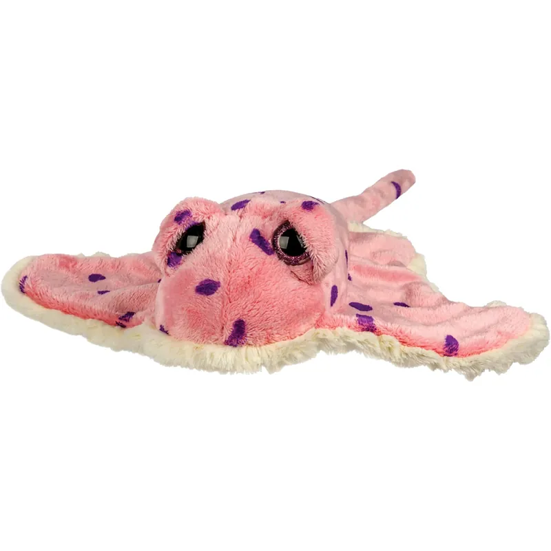 Seizoensaanbieding Suki Gifts pijlstaart rog knuffel - pluche - roze - 37 cm