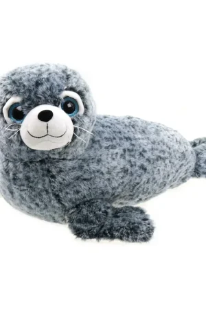 Shop Nu Creation zeehond knuffel - pluche - grijs/wit - 50 cm