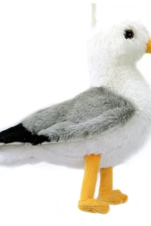Creation zeemeeuw knuffel - pluche - grijs/wit - met geluid - 30 cm Koop Vandaag