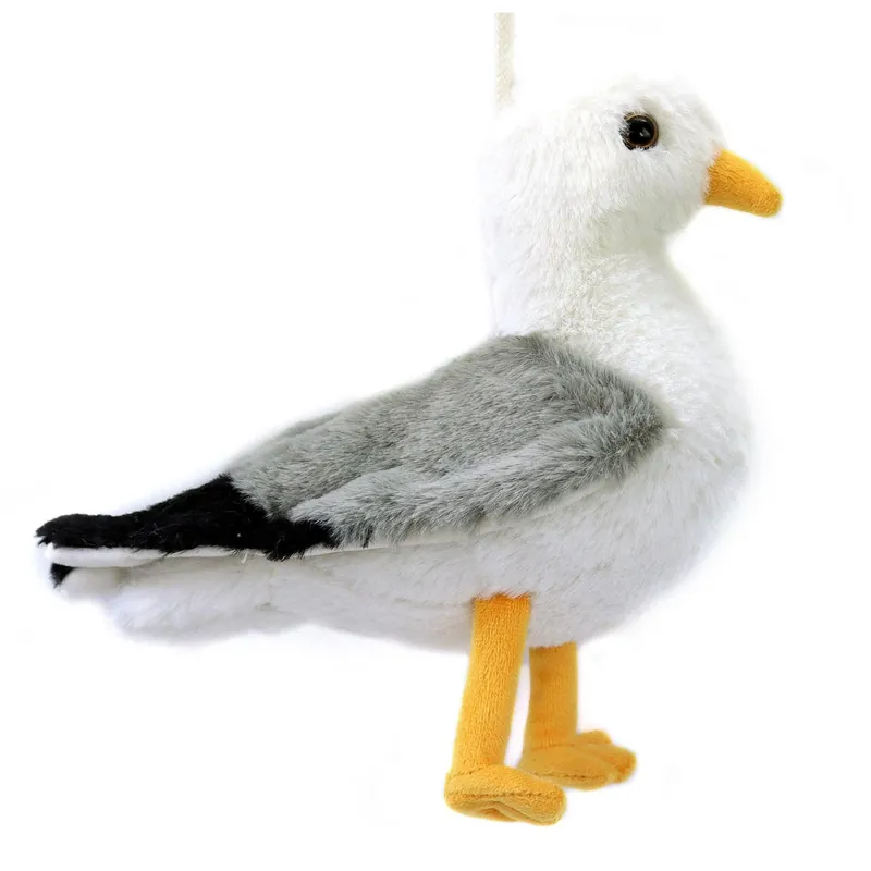 Creation zeemeeuw knuffel - pluche - grijs/wit - met geluid - 30 cm Koop Vandaag
