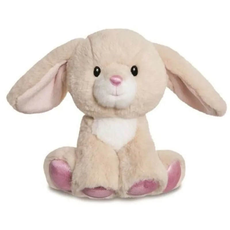 Pluche konijn knuffel - creme wit - 20 cm - bosdieren Tijdelijk Beschikbaar