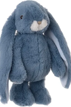 Bukowski konijn knuffel - blauw - staand - pluche - 40 cm Lage Prijs