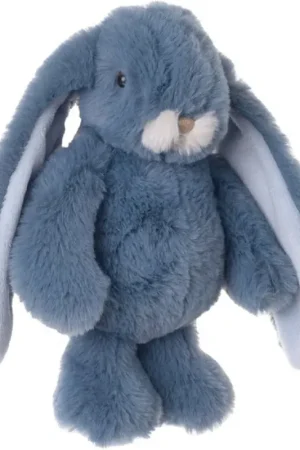 Koop Vandaag Bukowski konijn knuffel - blauw - staand - 22 cm - pluche
