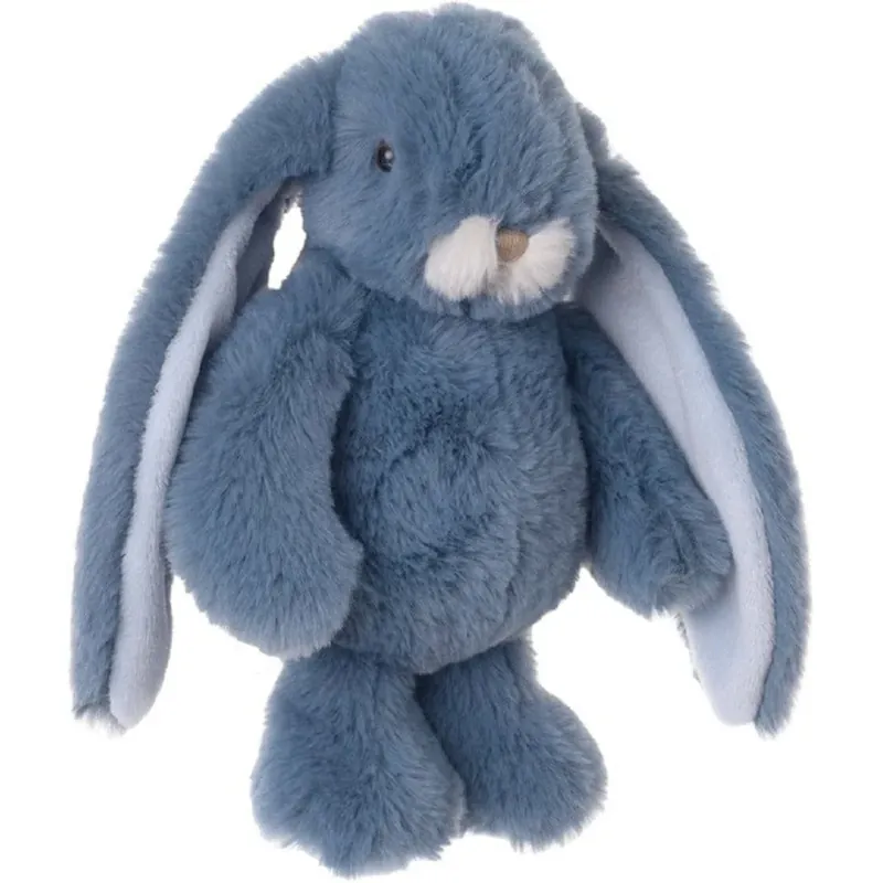 Koop Vandaag Bukowski konijn knuffel - blauw - staand - 22 cm - pluche