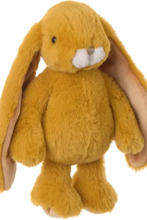 Finale Uitverkoop Bukowski konijn knuffel - dark okergeel - staand - 30 cm