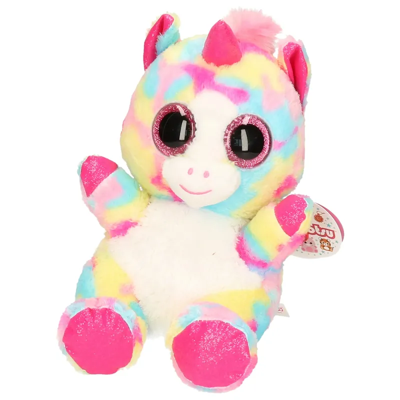 Keel Toys eenhoorn knuffel - pluche - 25 cm - regenboog Exclusieve Aanbieding