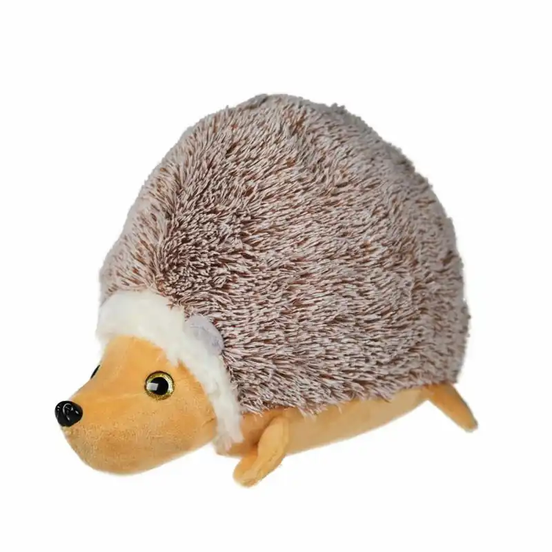 Pluche egel knuffel - zacht - 23 cm - lichtbruin/beige - egeltje Gecertificeerd