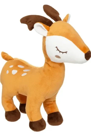 Hertje Mikai knuffel - pluche - lichtbruin - 35 cm Uitverkoop