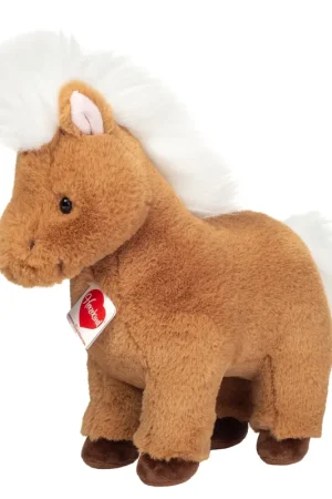 Finale Uitverkoop Shetland pony knuffel - pluche - bruin - 30 cm