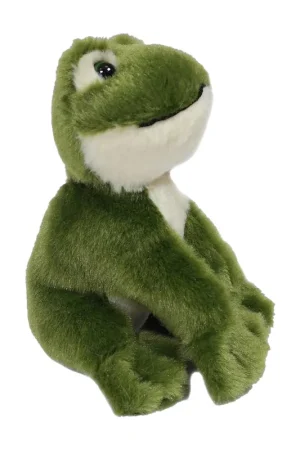 Koop Online Groene kikker knuffel - pluche - 12 cm - dierenknuffel