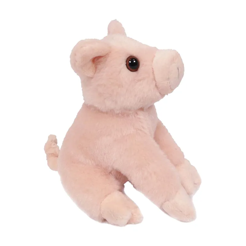 Tijdelijk Beschikbaar Varken knuffel - zachte pluche - roze - 12 cm - premium kwaliteit