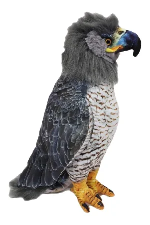 Arend/adelaar knuffel - pluche - grijs/wit - 36 cm - roofvogel Populair