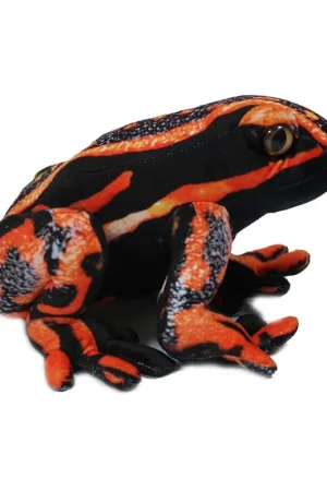 Boomkikker knuffel - pluche - rood - 24 cm - premium kwaliteit Beperkt Aanbod