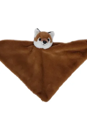 Bestel Nu Knuffeldier vos - pluche - tutteldoekje - bruin - 45 cm