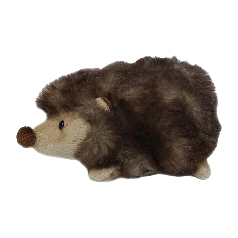 Egel knuffel - zachte pluche - bruin - 15 cm - dierenknuffel Koop Online