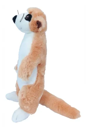 Stokstaartje knuffel - pluche - beige - 20 cm Gecertificeerd