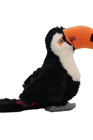 Koop Vandaag Toekan knuffel - pluche - zwart/oranje - 20 cm - jungle vogel