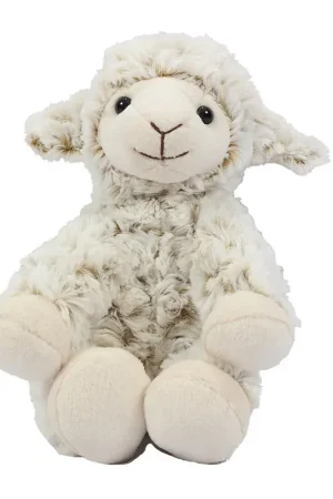 Flitsaanbieding Schaap/lammetje knuffel - pluche - wit - 19 cm