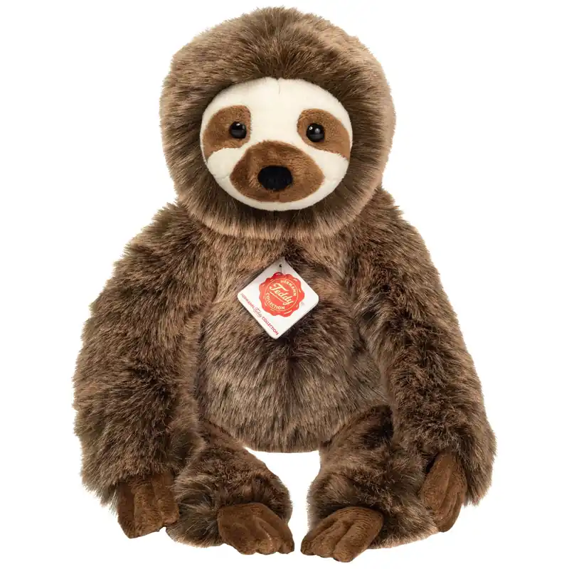 Weekendaanbieding Hermann Teddy luiaard knuffel - pluche - bruin - 40 cm