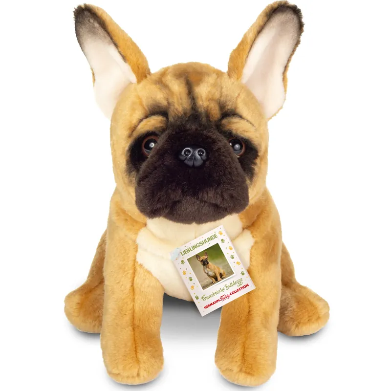 Speciale Aanbieding Franse Bulldog knuffel - pluche - 27 cm - multi kleuren