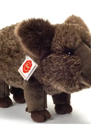 Beperkte Voorraad Wild zwijn knuffel - pluche - grijs - 30 cm