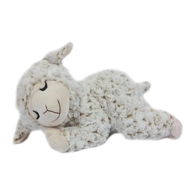 Seizoensaanbieding Schaap/lammetje knuffel - pluche - wit - 28 cm