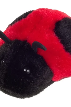 Beste Prijs Lieveheersbeestje knuffel - pluche - rood - 11 cm