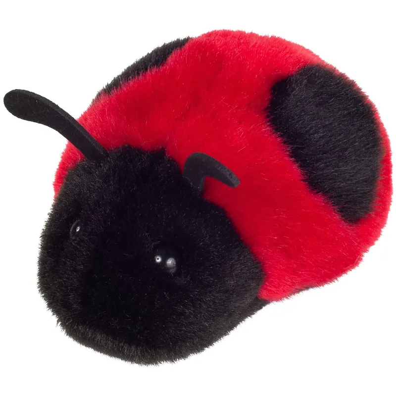 Beste Prijs Lieveheersbeestje knuffel - pluche - rood - 11 cm