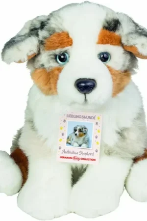 Australische herder pup knuffel - pluche - 22 cm - hond Exclusieve Aanbieding