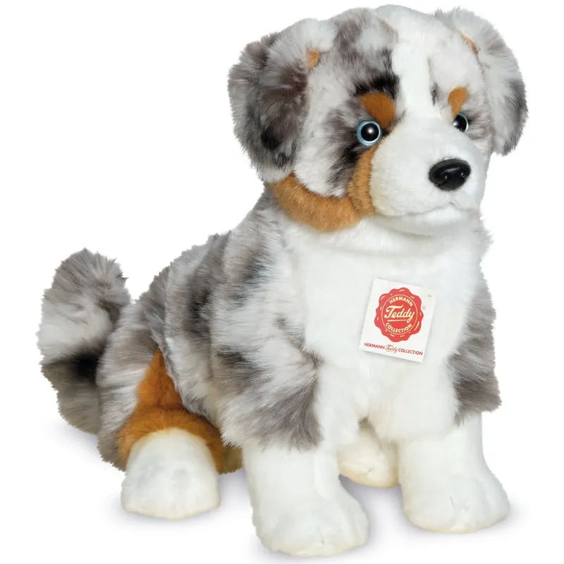 Finale Uitverkoop Hermann Teddy Australische herder knuffel - pluche - 30 cm