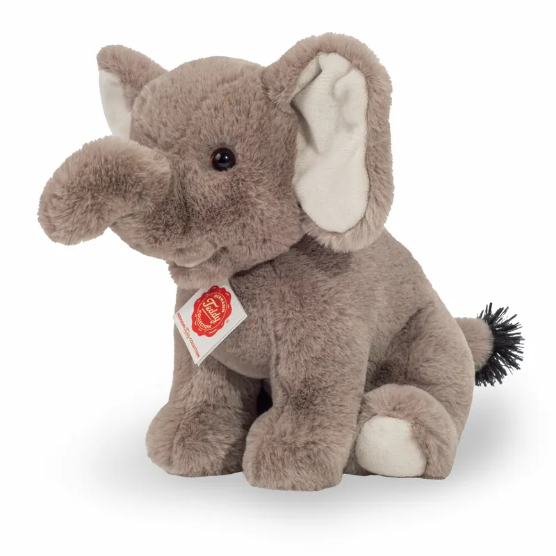Hermann Teddy olifant knuffel - pluche - grijs - 25 cm Veilige Betaling