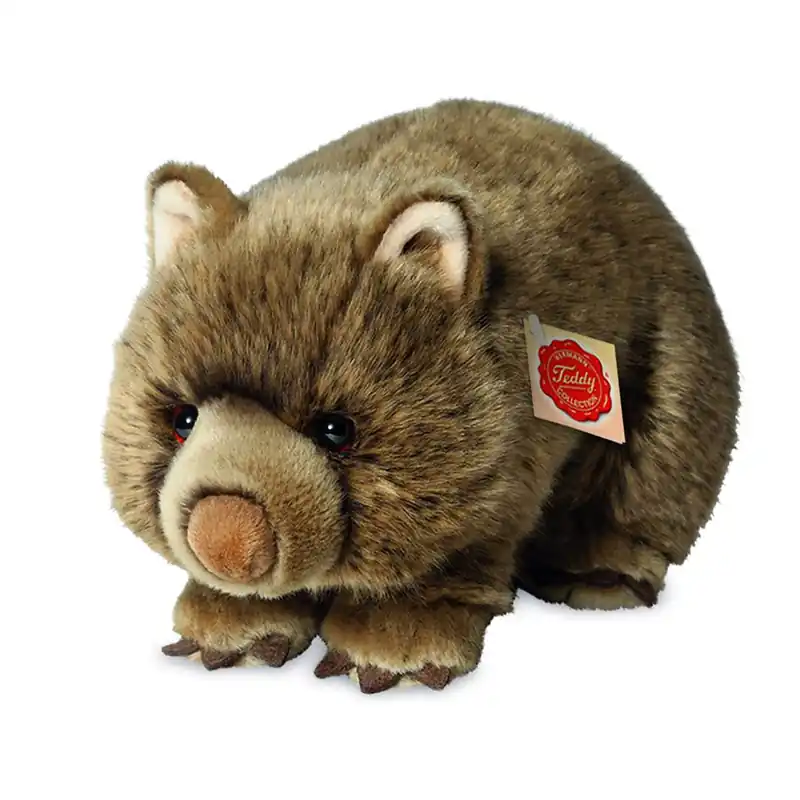 Gratis Retour Wombat knuffel - pluche - bruin - 26 cm - Hermann Teddy