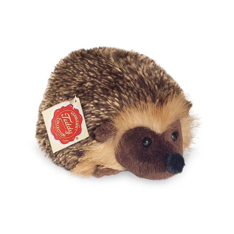 Hermann Teddy egel knuffel - pluche - bruin - 15 cm Speciale Aanbieding