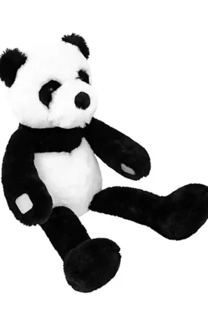 Panda knuffel - zacht pluche - zwart/wit - 35 cm Nu Kopen