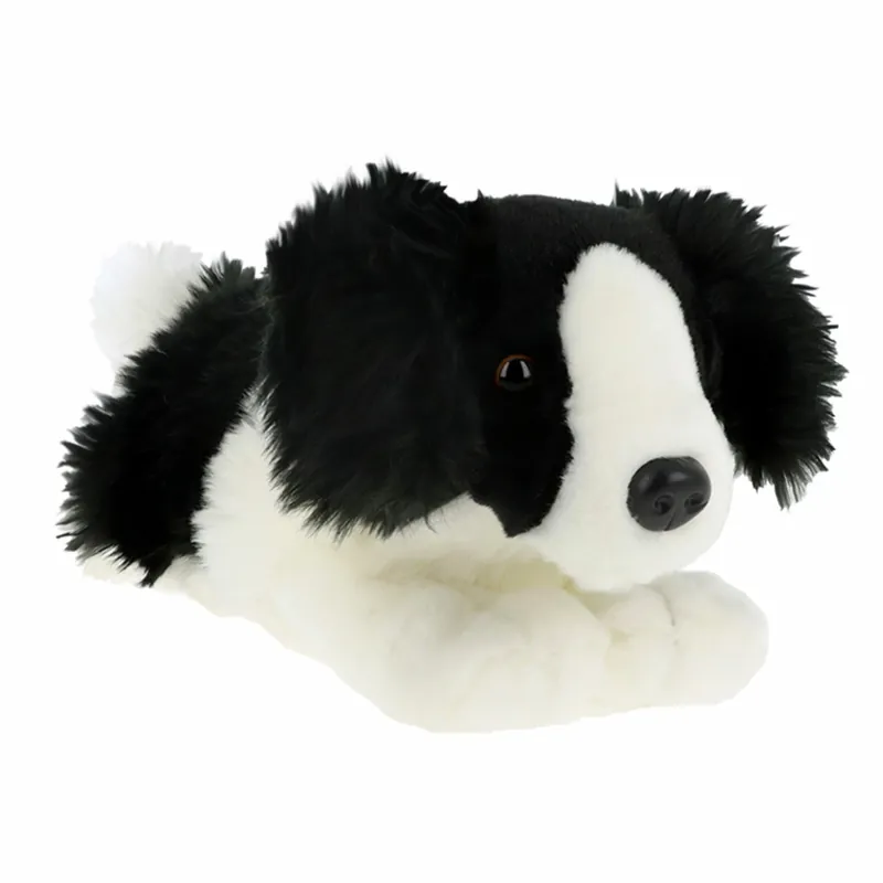 Border Collie puppy knuffel - pluche - 30 cm - zwart/wit Meest Verkocht