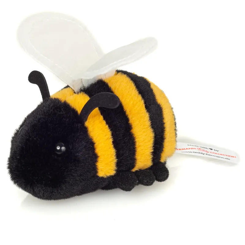 Hermann Teddy Honingbij pluche knuffel - 11 cm Laatste Kans