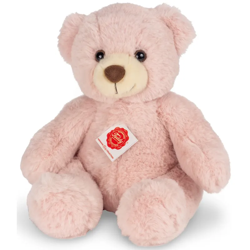 Hermann Teddy beer Mikai - pluche - roze - 30 cm Laatste Kans
