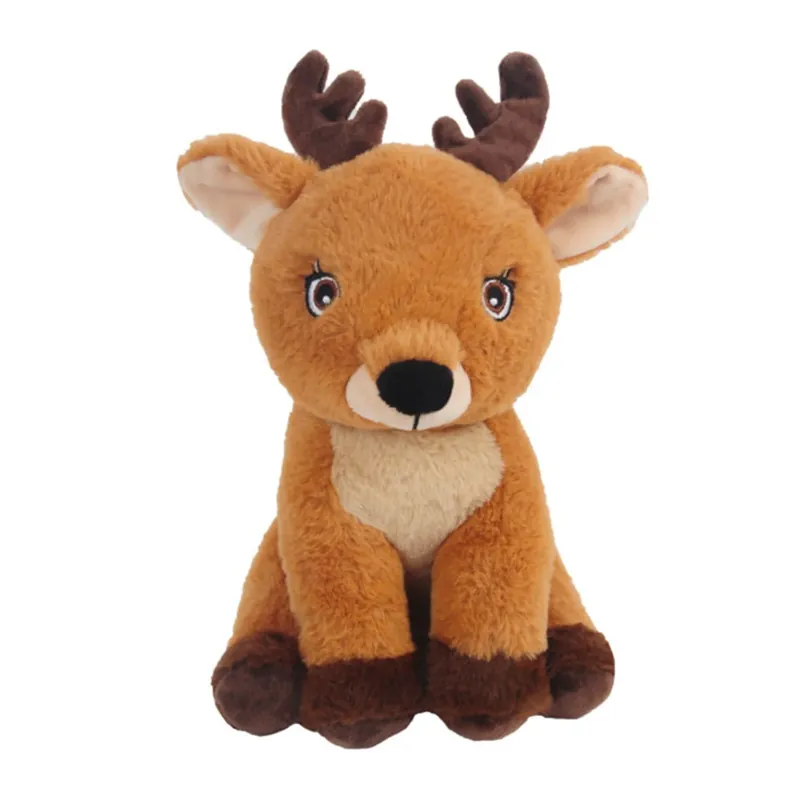 Uitverkoop Hertje Sammy knuffel - zachte pluche - bruin - 24 cm