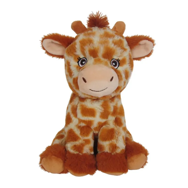 Beste Prijs Giraffe Elvira knuffel - pluche - bruin - 24 cm - dierenknuffel