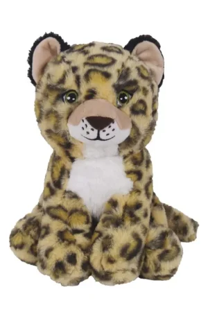 Knuffeldier Luipaard Minouska - pluche - 23 cm - beige/bruin Korting