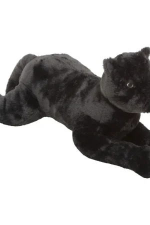 Korting Zwarte panter knuffel Joey - pluche - 70 cm - wilde dieren
