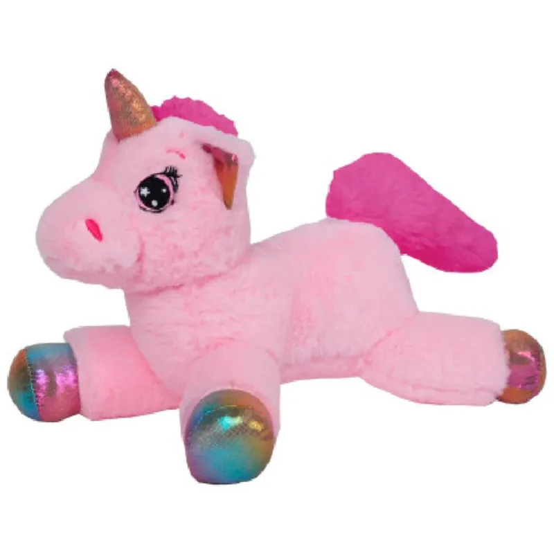 Eenhoorn knuffel Mistica - pluche - roze - 30 cm Aanbieding